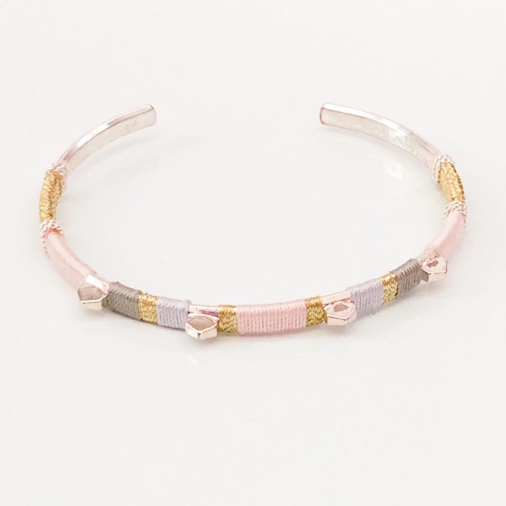 Stella & Dot Colorblock Cuff in Blush